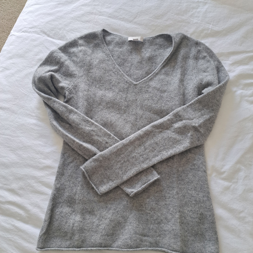 Gray Cashmere Sweater